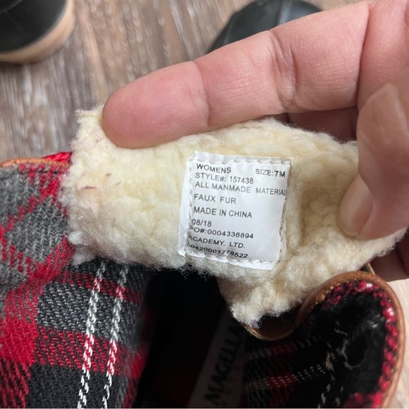 Magellan Women’s Outdoor Duck Boots Black Brown Size 7 - Picture 8 of 9